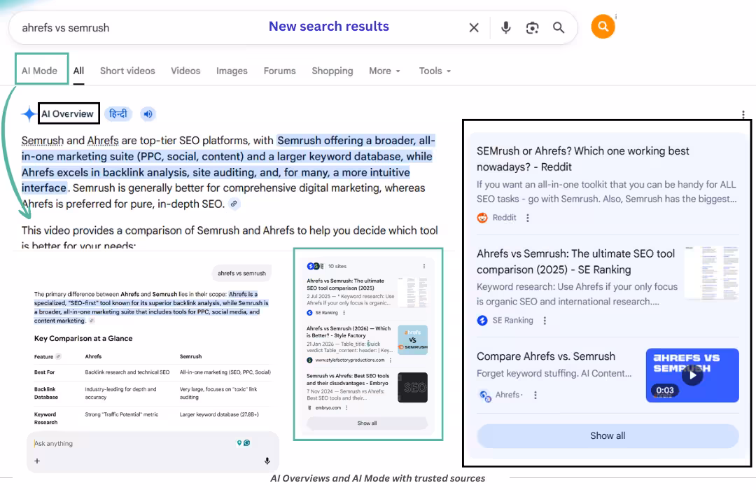 New Search Experience
